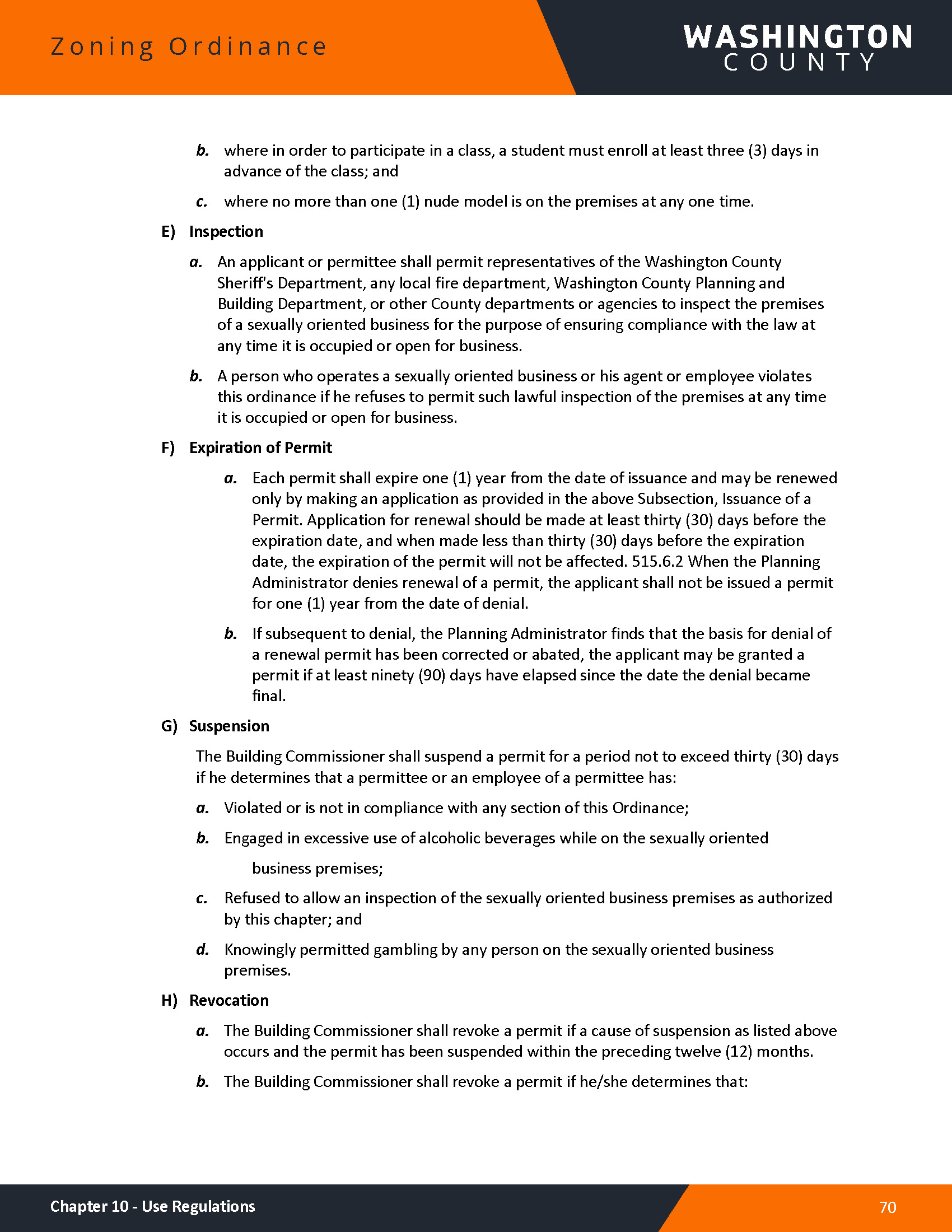 Washington County Zoning Ordinance1 12 25 Page 075